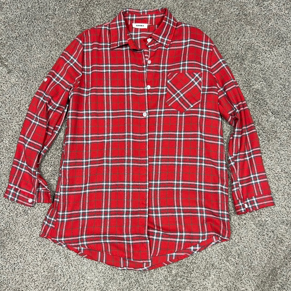 Women’s Flannel Button up Shirt